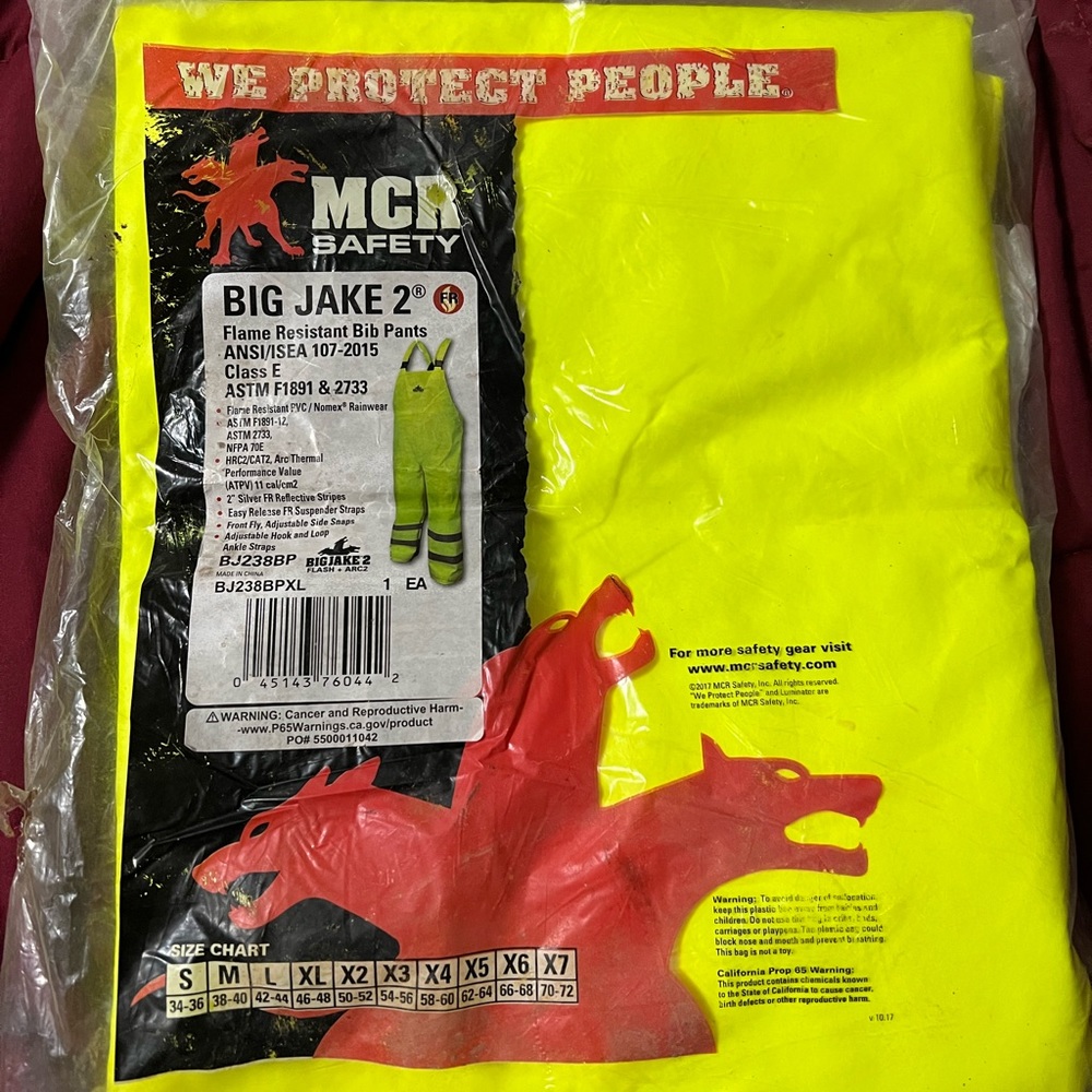 Fr rain bibs
